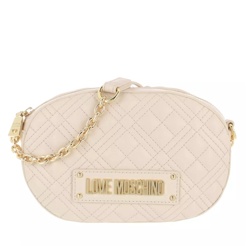 Love Moschino Borsa Quilted Nappa Pu  Avorio Crossbody Bag