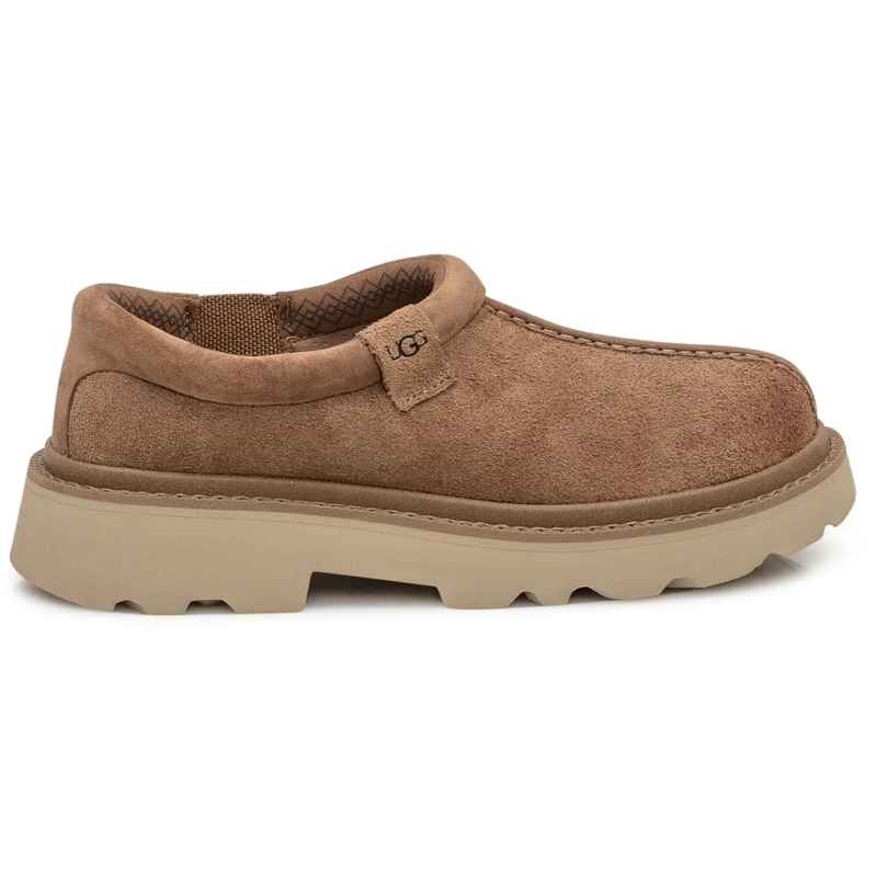 UGG Hausschuhe UGG Tasman in Pelle Scamosciata Marrone beige
