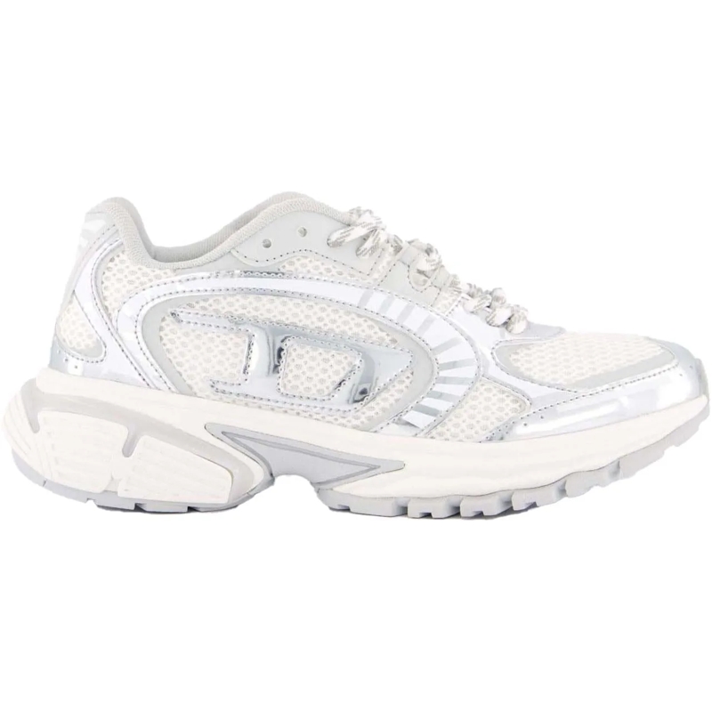 Diesel Low-Top-Sneaker Dames S-Pro V-Low Sneaker Metallic silber