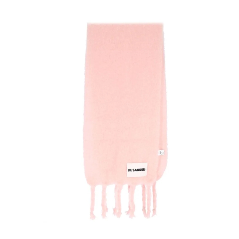 Jil Sander Écharpe légère Mohair And Wool Scarf – Pink Pink