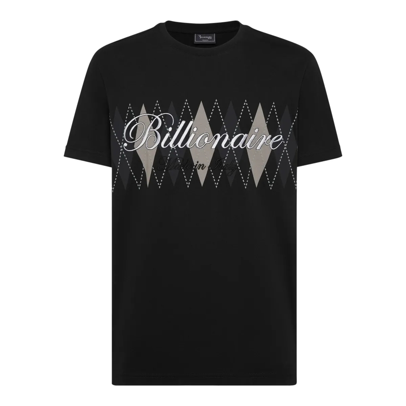 BILLIONAIRE T-Shirt T-Shirt Rundhalsausschnitt Ss schwarz