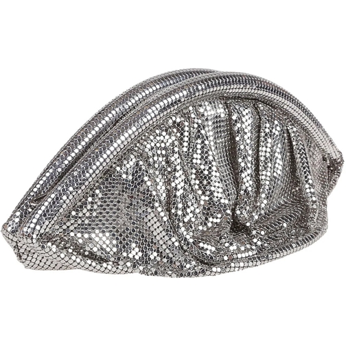 Paco Rabanne Pochette Mesh Clutch Bag Metallic silber (Image 3)