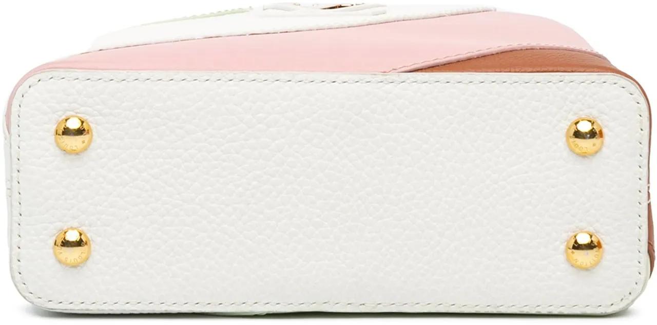 Louis Vuitton Totes & shoppers Taurillon Gelato Mini Capucines in poeder roze