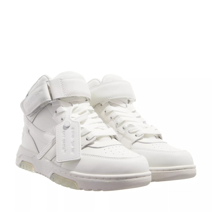 Off White Out Of Office Mid Top Lea White White sneaker haut de