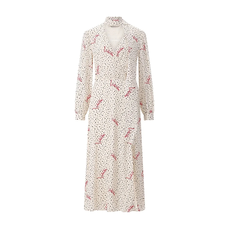 Valentino Garavani Maxikleid Maxikleid aus Seide weiß