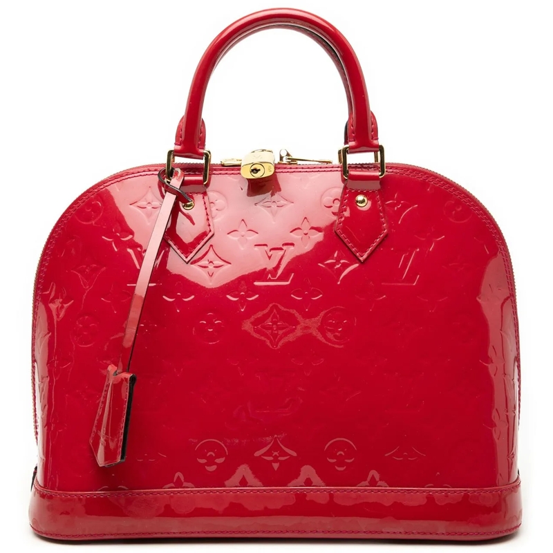 Louis Vuitton Tote Monogram Vernis Alma PM rot
