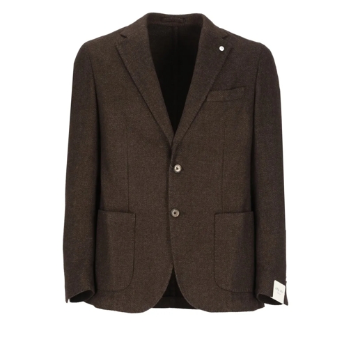 Lubiam Blazer Brown Wool Jacket Brown