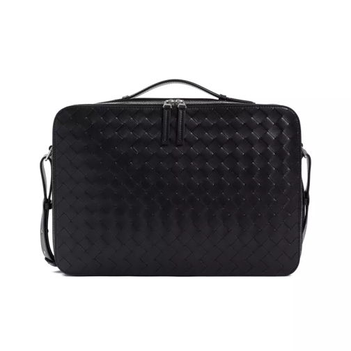 Bottega Veneta Messenger Briefcase Black Axelremsväska Herr