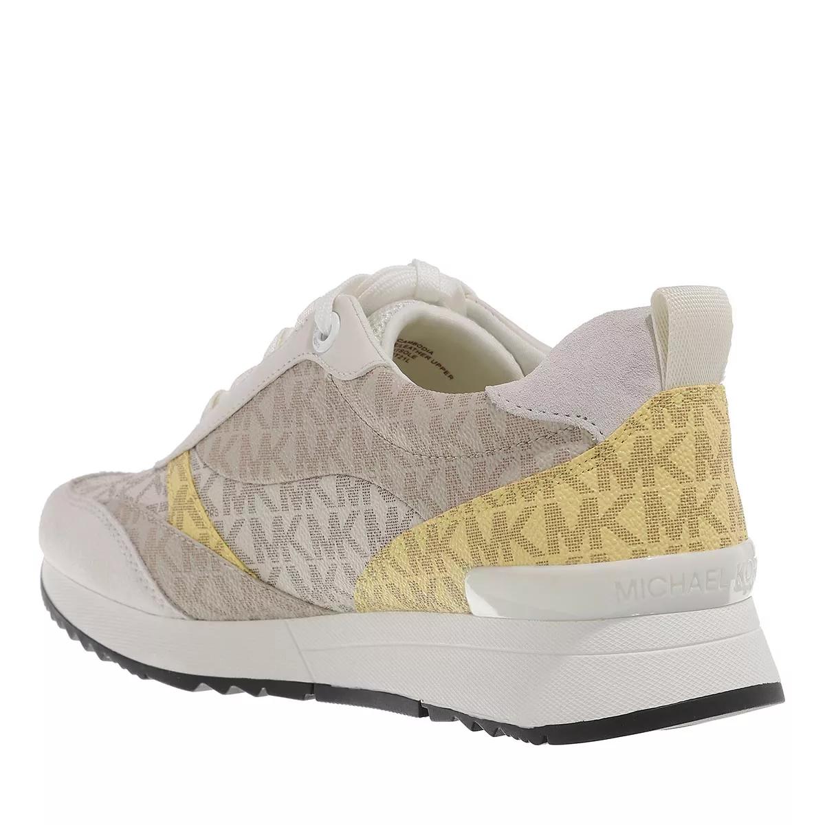 Michael Kors Allie Stride Trainer Vanilla Mlti | Low-Top Sneaker