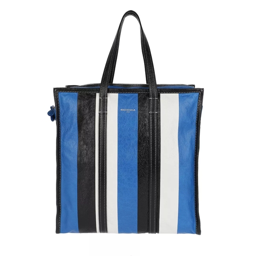 Balenciaga Bazar Shopper M Striped Blue/Black Draagtas