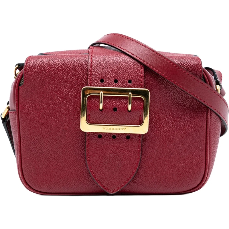 Burberry Schultertasche Small Soft Grained Calfskin Buckle Crossbody rot