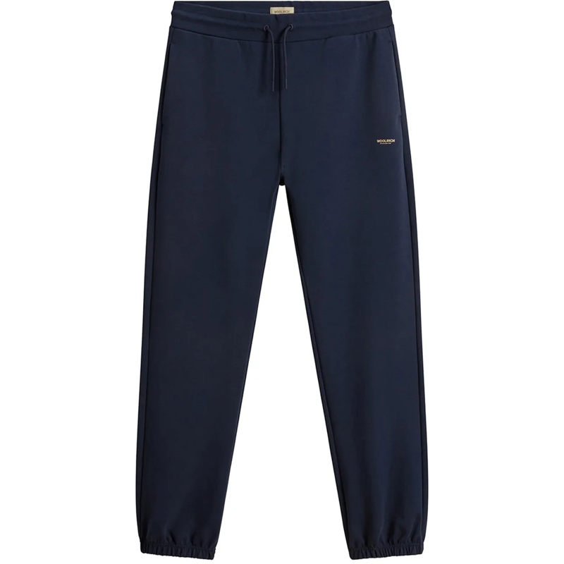 Woolrich Pantalon de jogging Logo interlock sweat blau