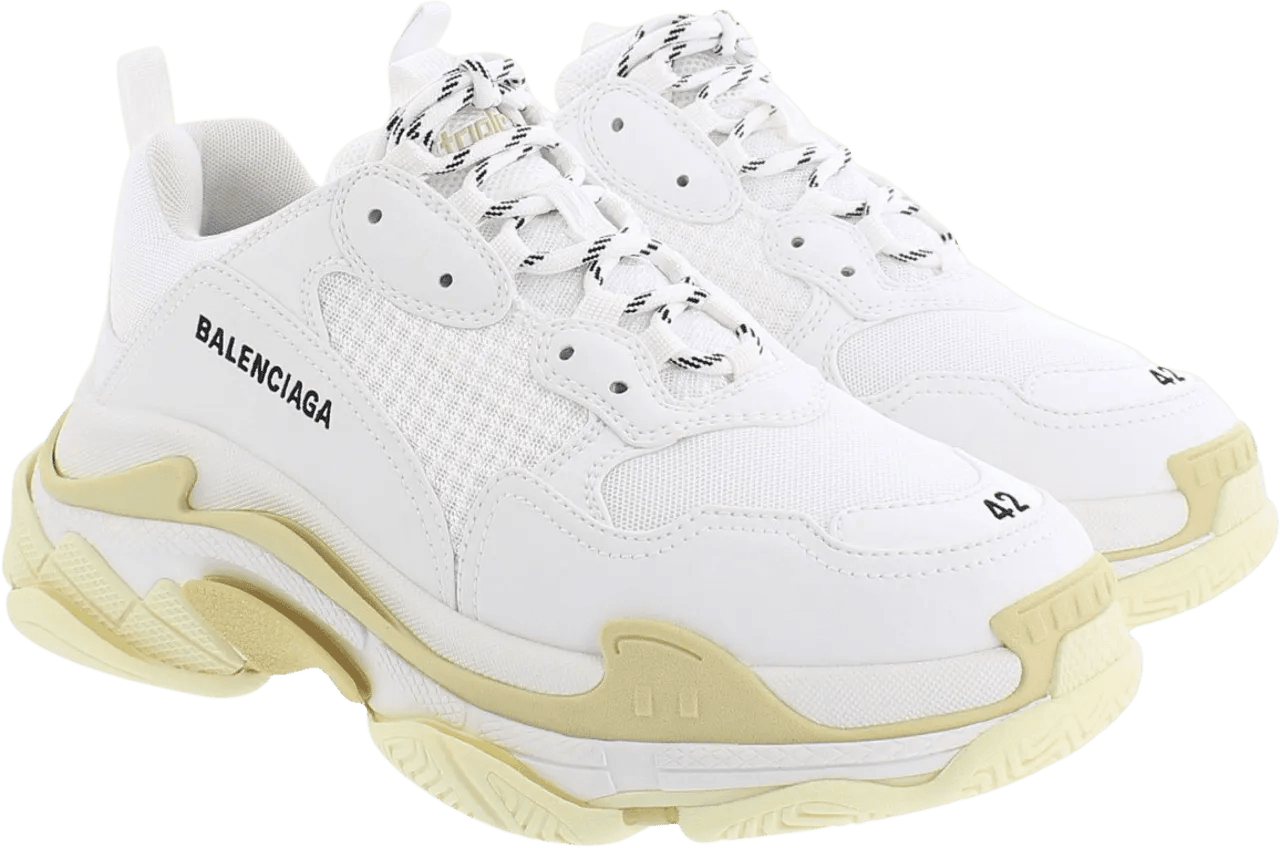 Thumbnail - Balenciaga Low-Top Sneaker - Dames Triple S Sneaker - Gr. 40 (EU) - in Weiß - für Damen