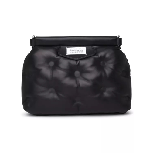 Maison Margiela Pochette Black Leather Glam Slam Bag Black