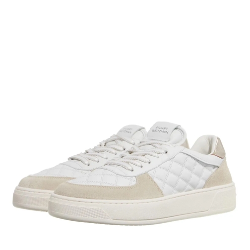 Stuart Weitzman Low-Top Sneaker SW Courtside Sleek Sneaker Light Beige/White/Platinum