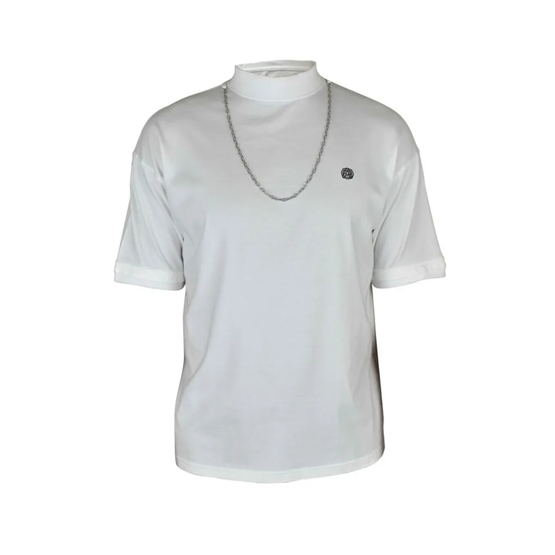 Ambush T-shirt White T-Shirt With Chain Detail And Logo White