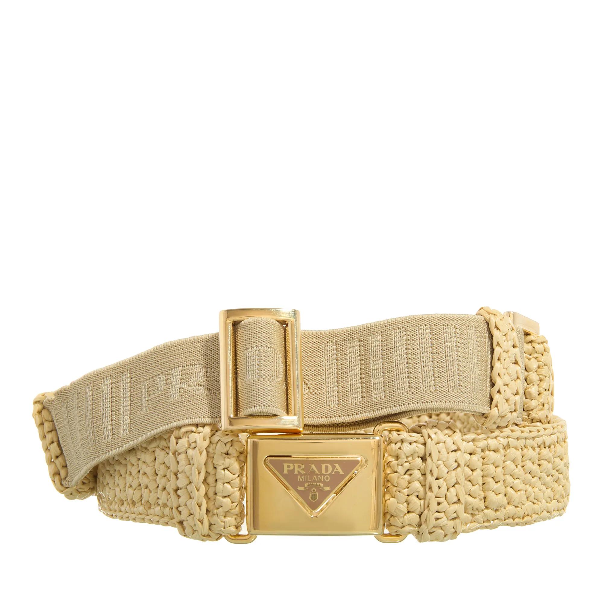 Prada Gürtel - Woman Belt - Gr. 90 - in Beige - für Damen