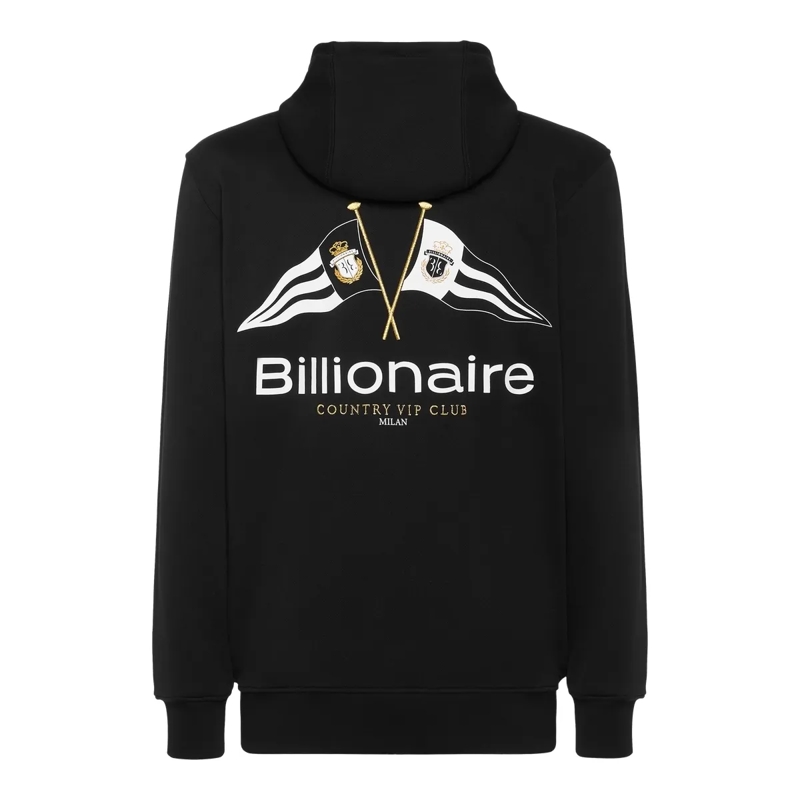 BILLIONAIRE Top Kapuzen-Sweatjacket schwarz(Image 2)
