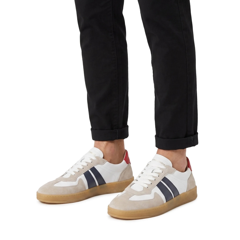 National Standard Schnürschuhe Sneaker aus Leder beige(Image 2)
