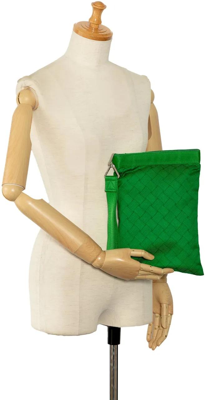 Thumbnail - Bottega Veneta Kosmetiktaschen - Nylon Wrist Pouch - Gr. unisize - in Grün - für Damen