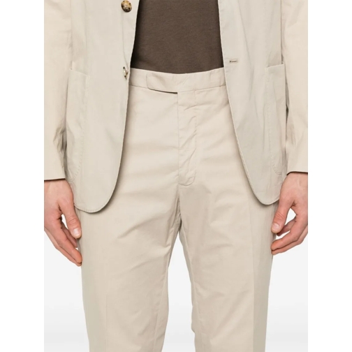 Boglioli Combinaisons de combinaisons Beige Cotton Suit With Concealed Front Fastening Neutrals (Image 5)