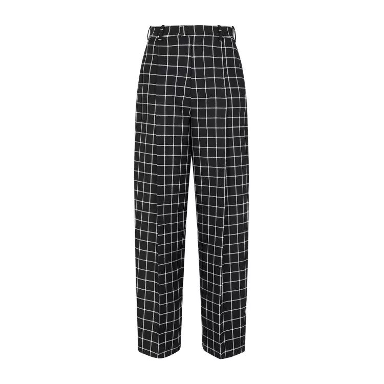 Marni - Black Wool Straight Pants - Größe 40 - black