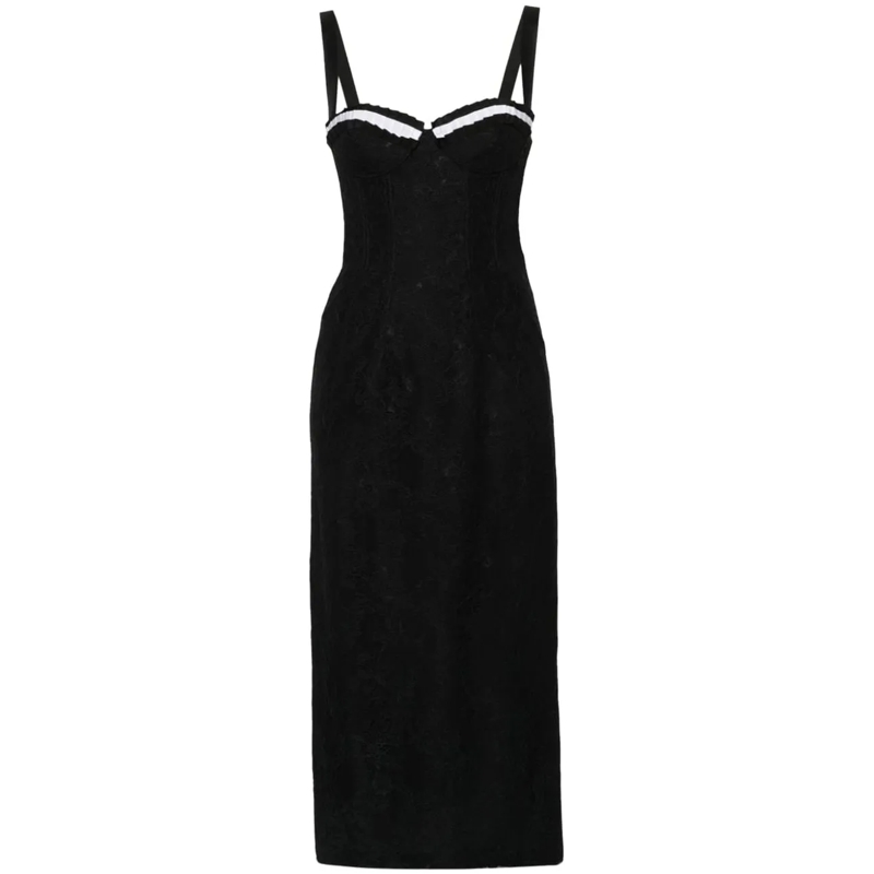 Moschino Robe midi Dresses Black schwarz