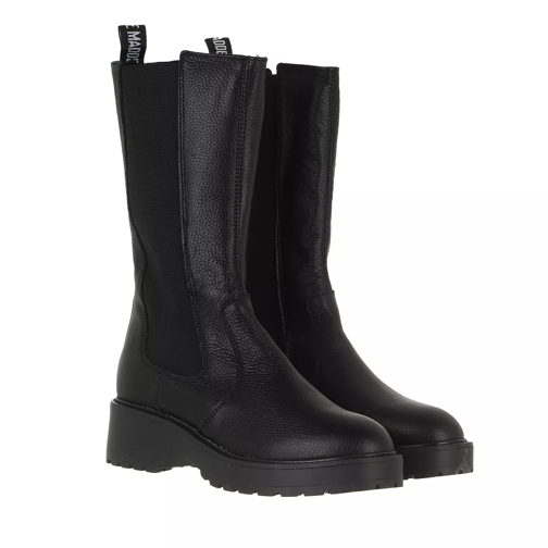 Steve Madden Cycloon Boot Black Leather Stiefel