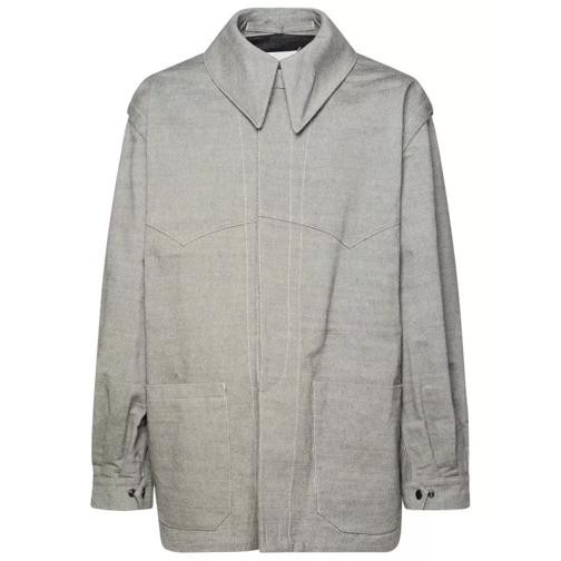 Maison Margiela Gray Cotton Jacket Grey 