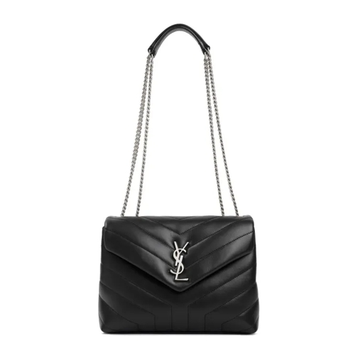 Saint Laurent Schultertasche Loulou Small Bag Black