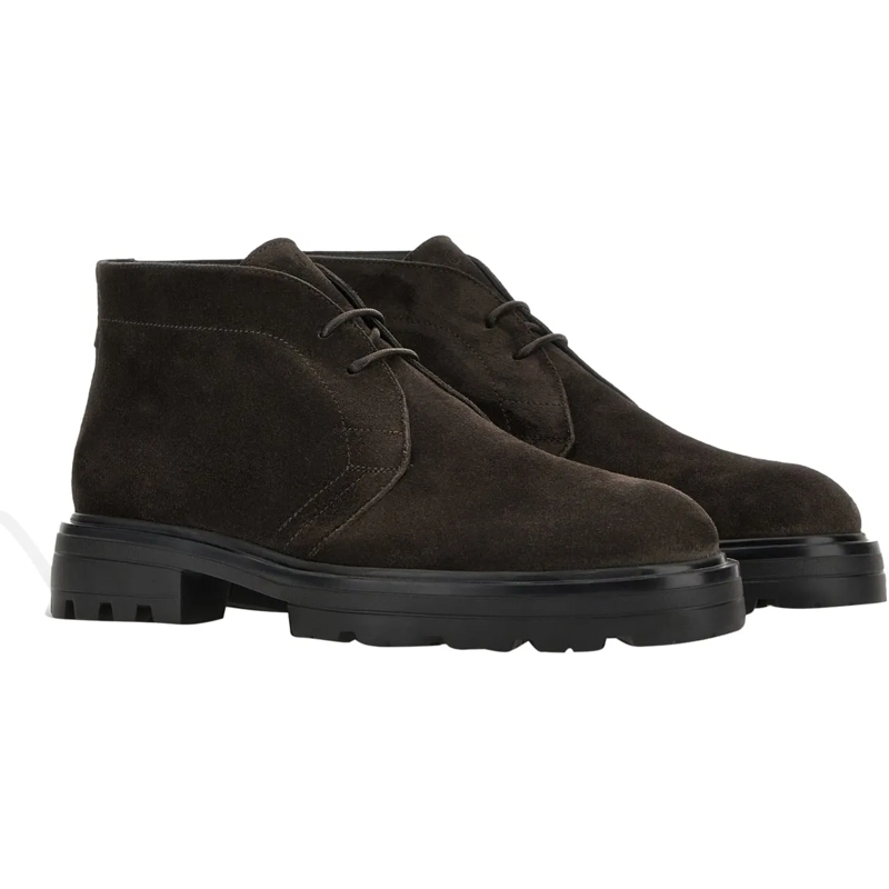 Hogan Stiefel Flat Shoes Marrone braun