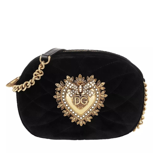 Dolce&Gabbana Devotion Camera Bag Black Sac à bandoulière