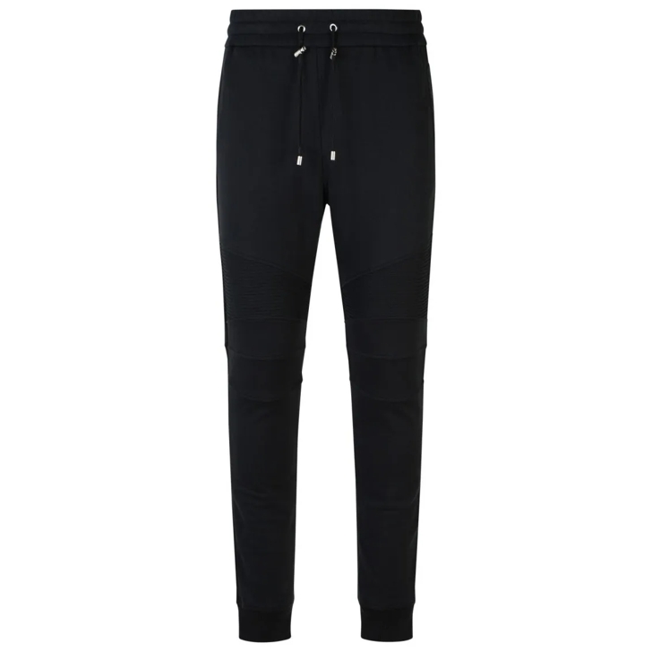 Balmain Jogger Black Cotton Pants Black Jogginghosen