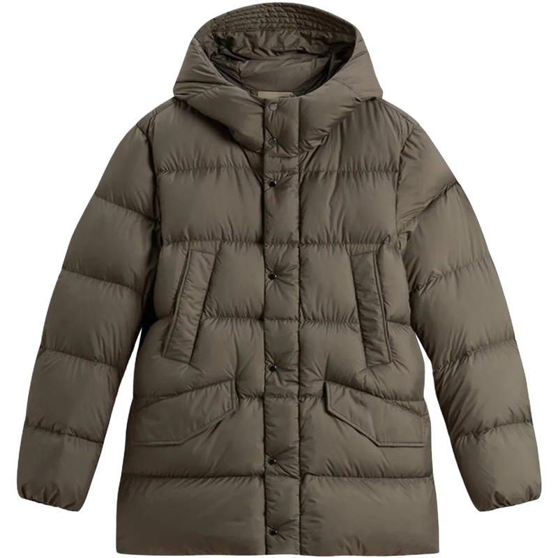 Woolrich Daunenjacke Heren Cloud Davis Parka grün