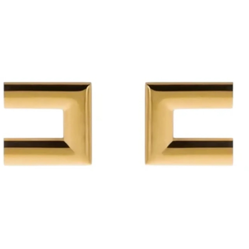 Elisabetta Franchi Créoles Bijoux Golden gold