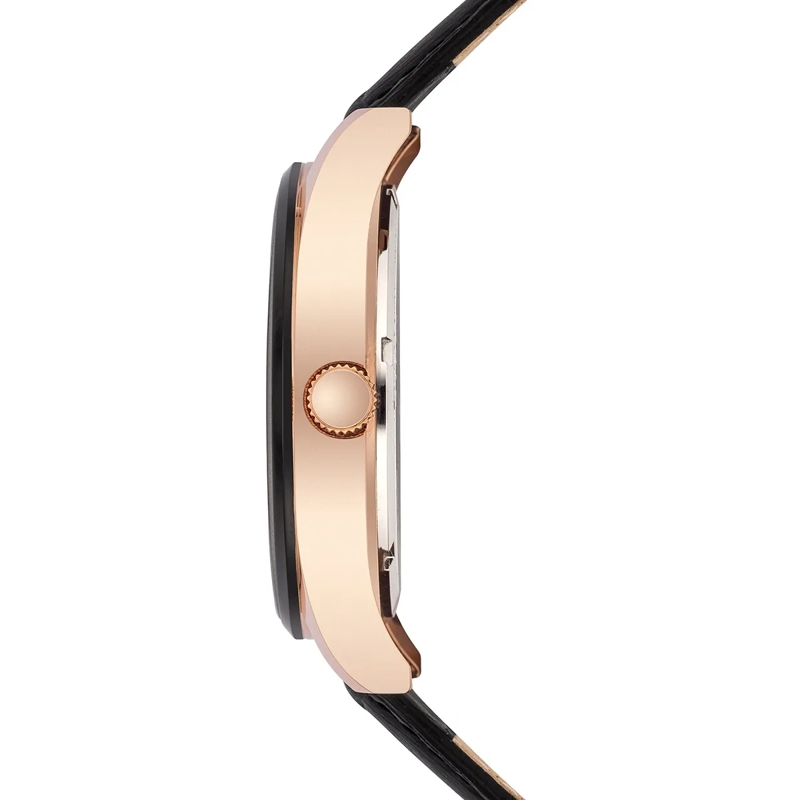 Rhodenwald & Söhne Automatikuhr Herren Armbanduhr Couragian Echtleder rosegold(Image 4)