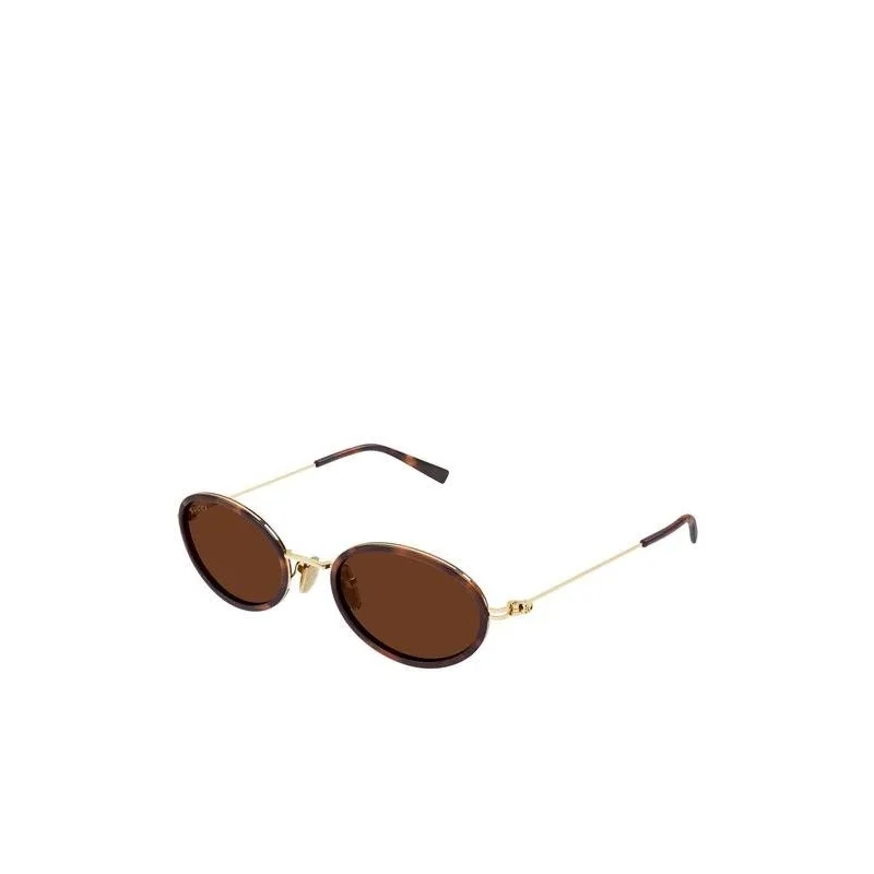 Gucci Sonnenbrille GG1980S Havana-Gold-Brown