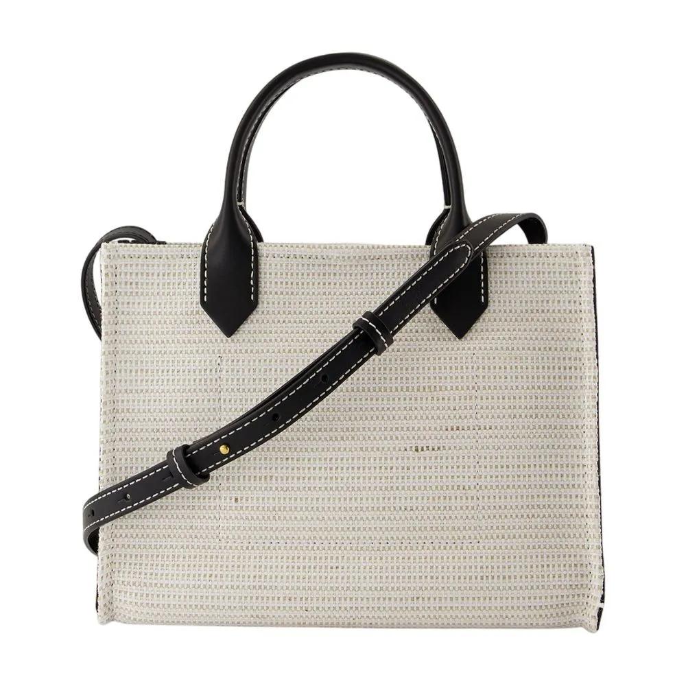 Balmain Shoppers & Totes B-Army Small Shopper Bag Raffia Neut in beige
