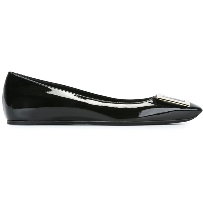 Roger Vivier Ballerinas Flat Shoes Black schwarz