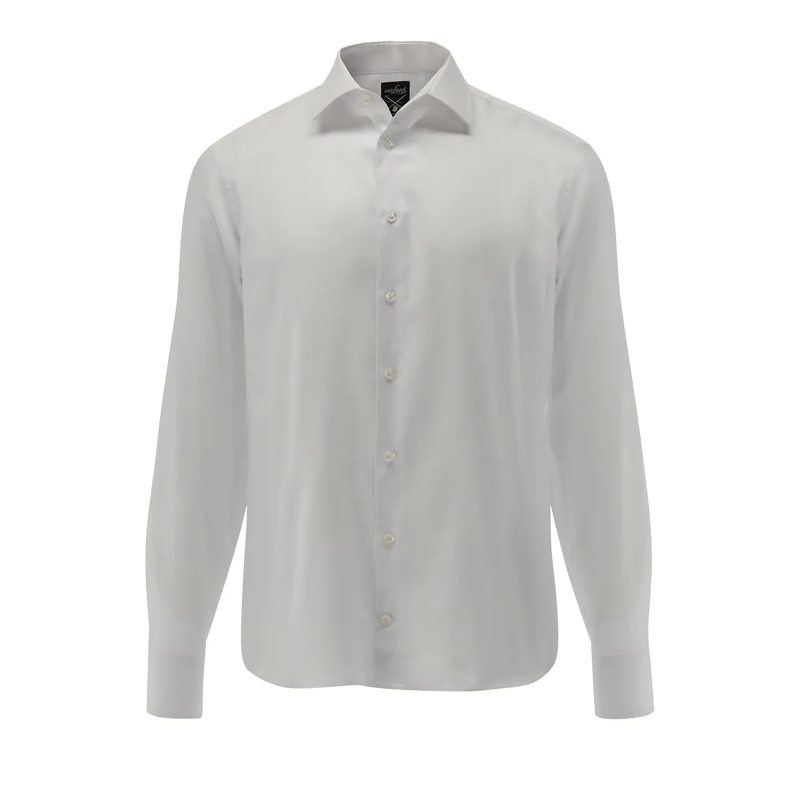 VAN LAACK Hemd Hemd Tailor Fit Dessiniert weiss