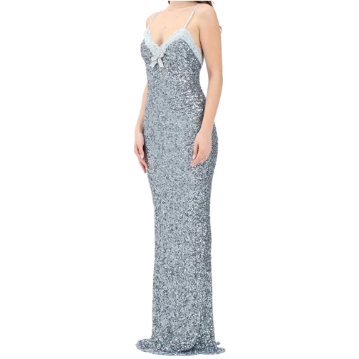Elisabetta Franchi Midi-Kleider Dresses Blue blau