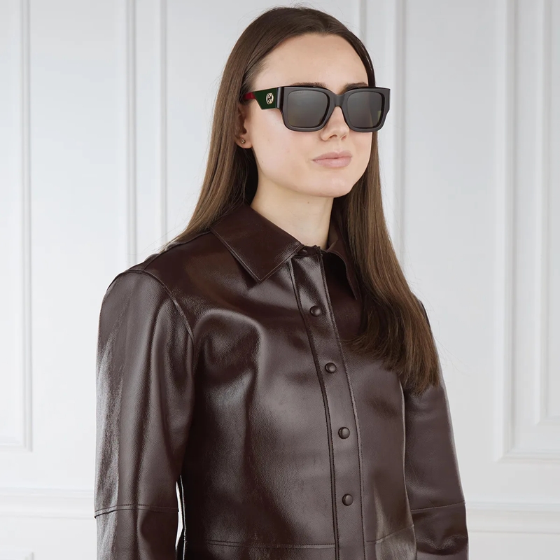 Gucci Sonnenbrille GG1663S-002 Havana-Red-Green(Image 2)