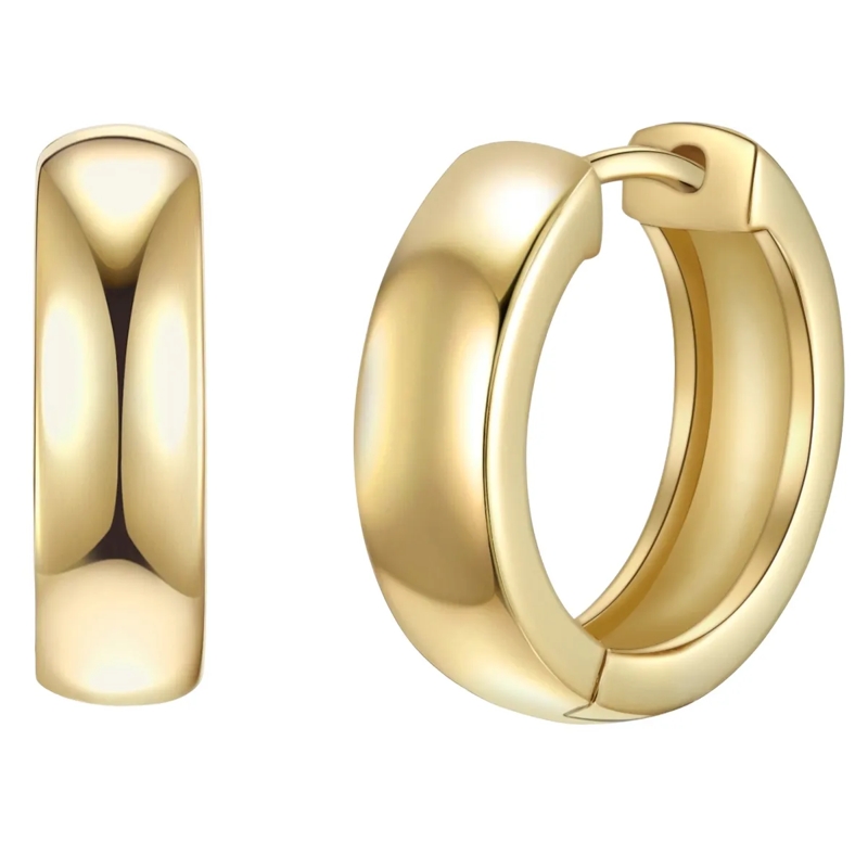 Glanzstücke München Ohrhänger Sterling Silber Creolen gold