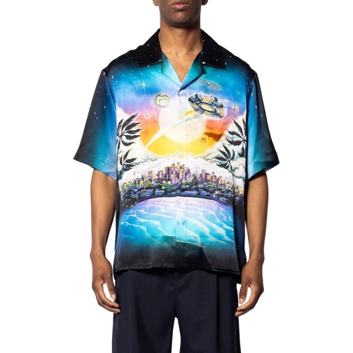 Casablanca T-shirts SHORT SLEEVE CUBAN COLLAR SHIRT LA PREMONITION mehrfarbig (Image 2)