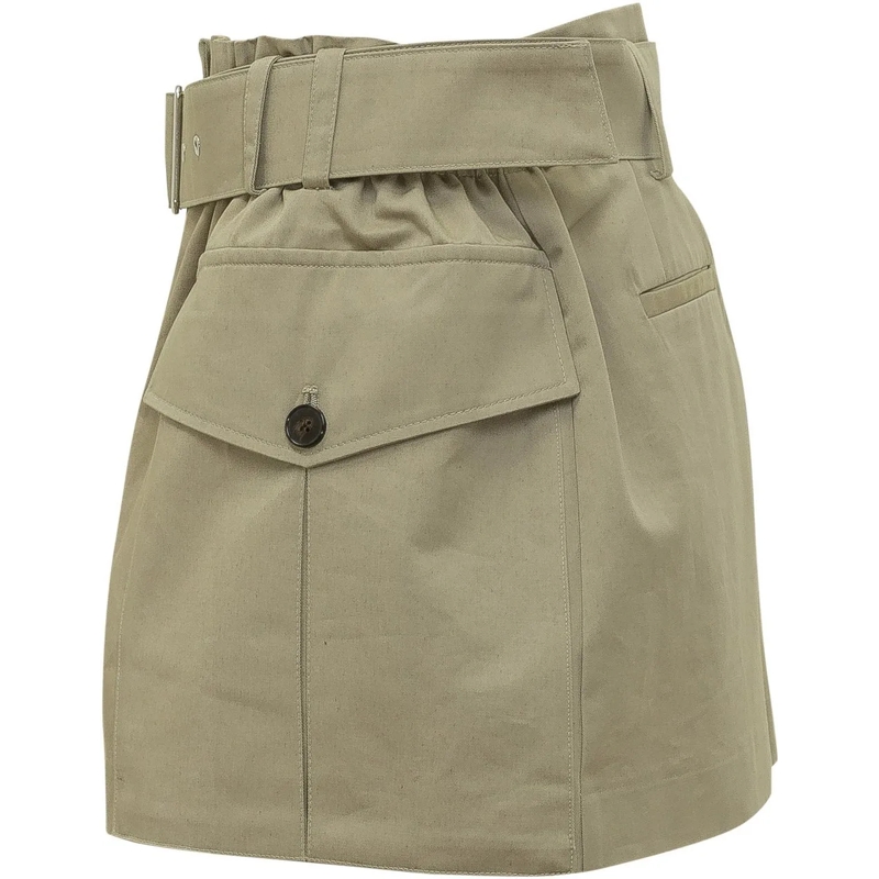 Iro Minijupe Gonna Inoa Corta con Tasche grün(Image 3)