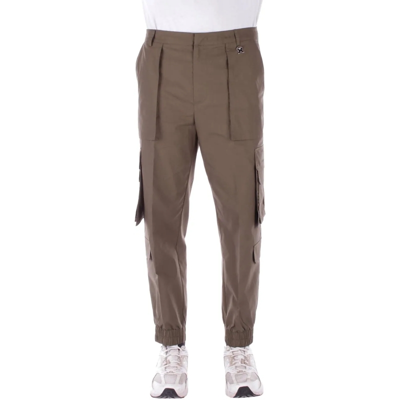 John Richmond Pantalons décontractés Trousers Military grün