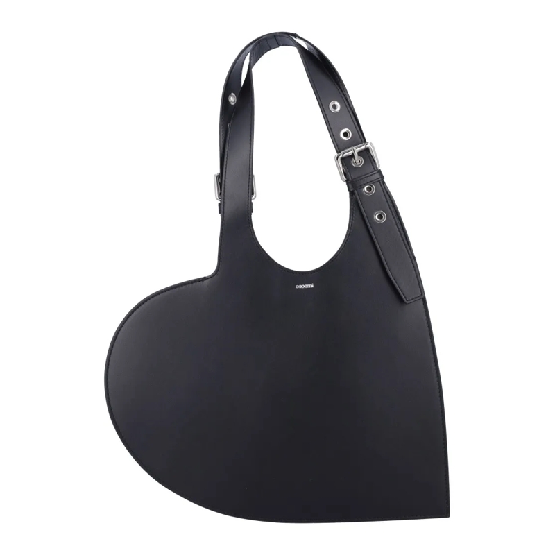 Coperni Schultertasche Belt Heart Tote Black