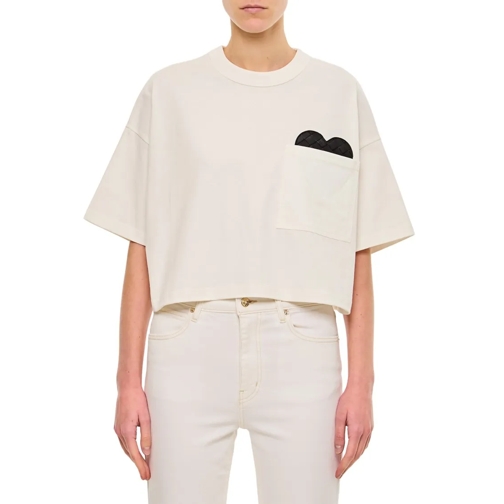 Bottega Veneta T-Shirts Cropped T-Shirt White