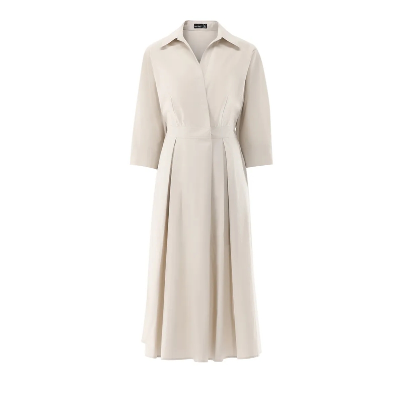 VAN LAACK Maxikleid Kleid Modern Fit Uni braun