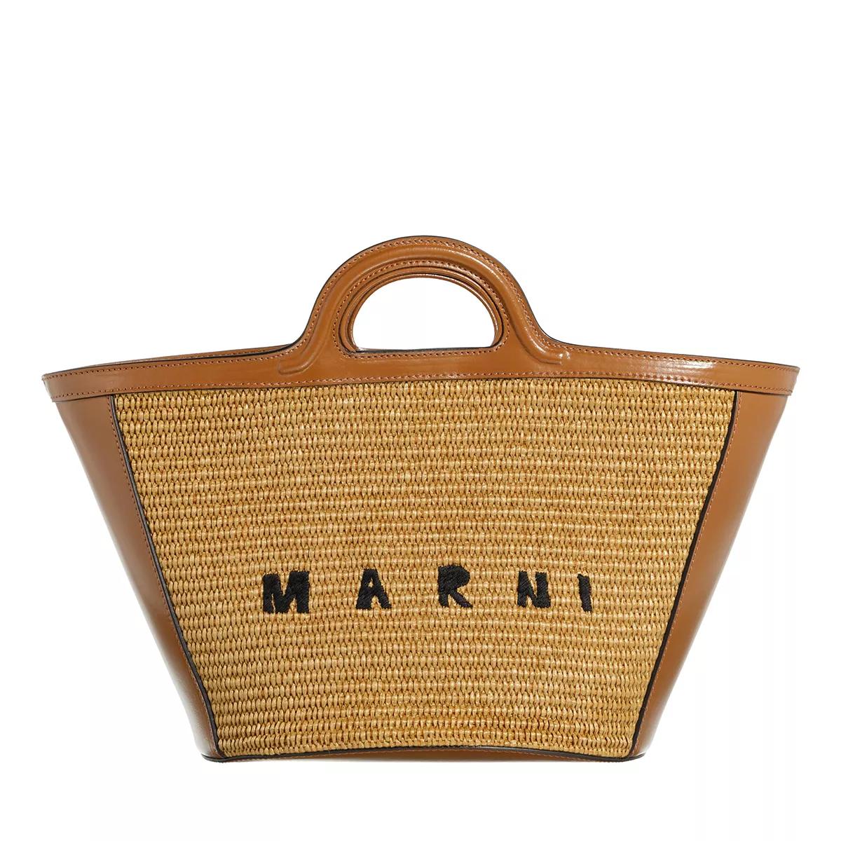 Marni Totes & Shopper - Tropicalia Small - Gr. unisize - in Braun - für Damen